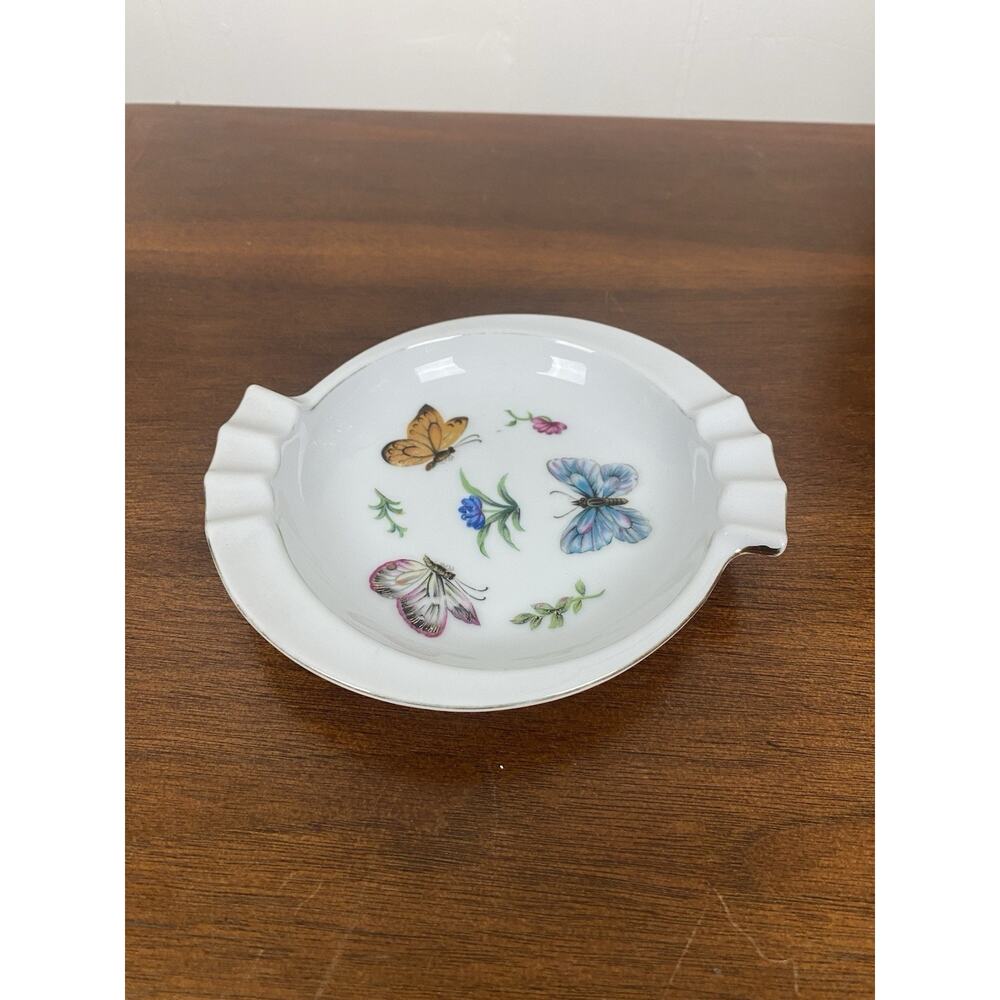 Vintage 5-Star Luxury The Carlyle Hotel New York NYC Butterfly Ashtray Dish